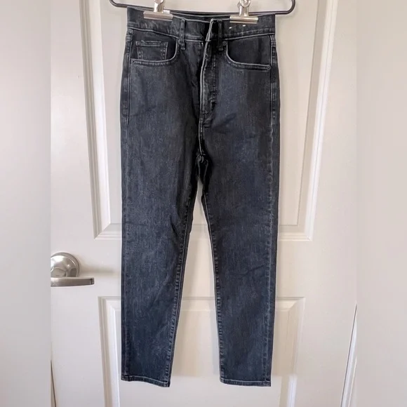 Express Women’s Black Jeans Size 0/R. Slim Ankle Super High Rise. - Picture 1 of 5